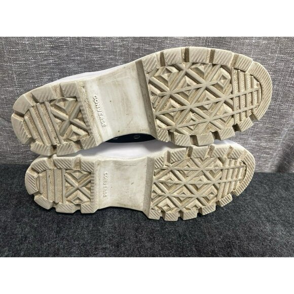 Converse Chuck Taylor All Star Lugged High Black White Platform Womens Sneaker 6 - Picture 7 of 10